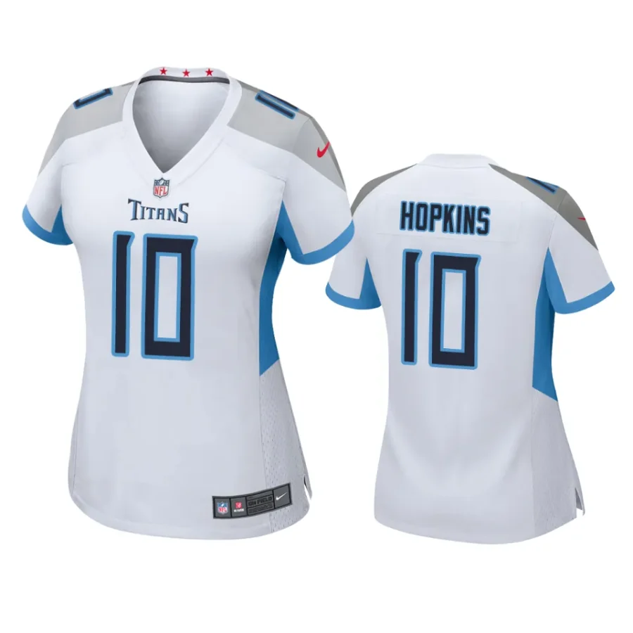 women deandre hopkins titans game white jersey