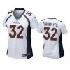 women delarrin turner yell broncos game white jersey