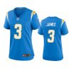 women derwin james chargers game powder blue jersey