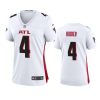 women desmond ridder falcons game white jersey