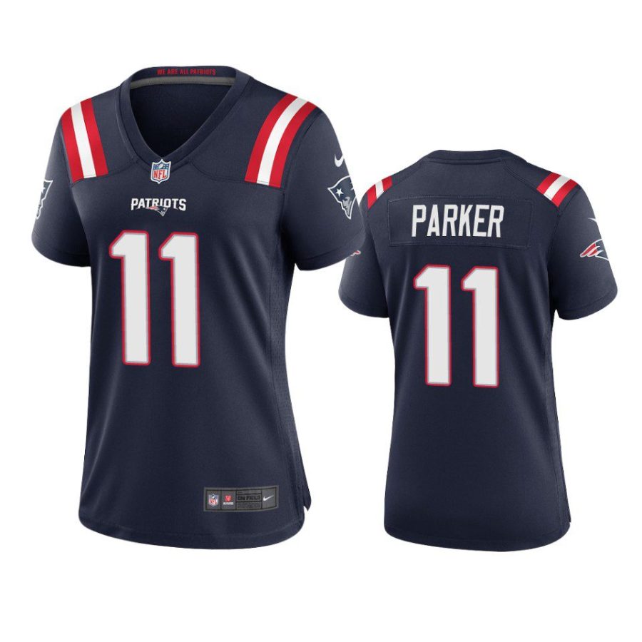 women devante parker patriots game navy jersey