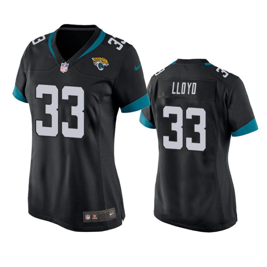 women devin lloyd jaguars game black jersey