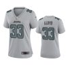 women devin lloyd jaguars gray atmosphere fashion game jersey