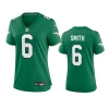 women devonta smith eagles alternate game kelly green jersey