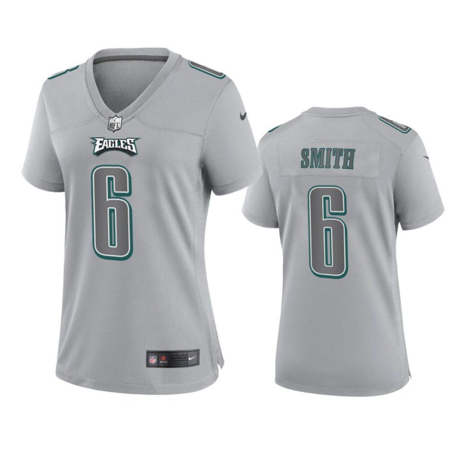 women devonta smith eagles gray atmosphere fashion game jersey