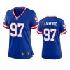 women dexter lawrence giants classic game royal jersey