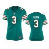 women dolphins myles gaskin throwback game aqua jersey