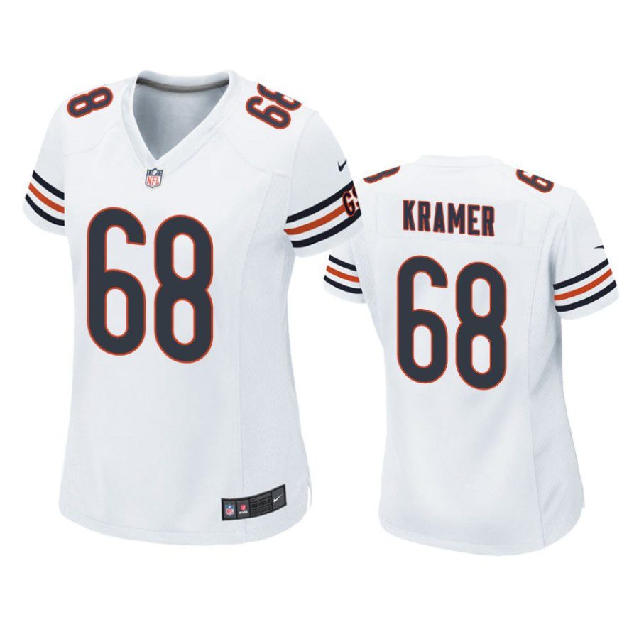 women doug kramer bears game white jersey