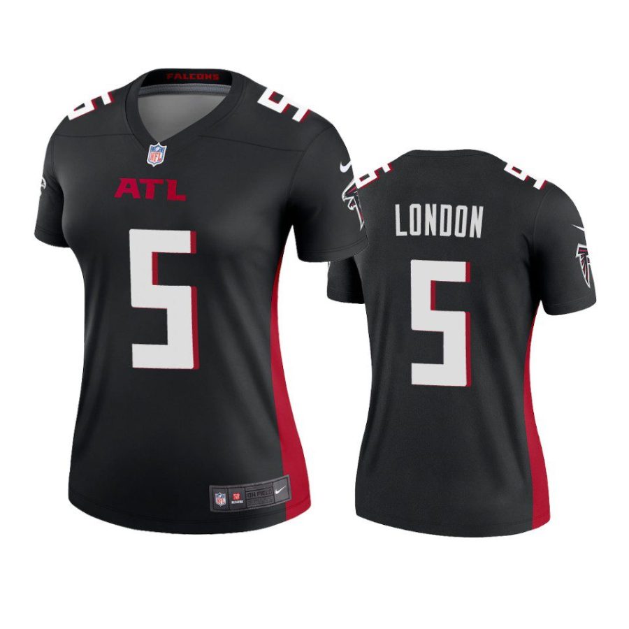 women drake london falcons black legend jersey