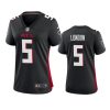 women drake london falcons game black jersey