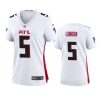 women drake london falcons game white jersey