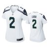 women drew lock seahawks game white jersey