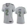 women drew lock seahawks gray atmosphere fashion game jersey