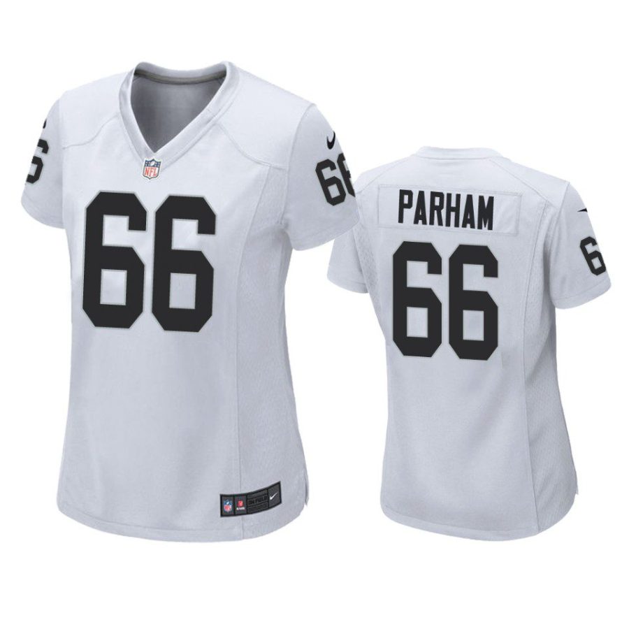 women dylan parham raiders game white jersey