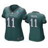 women eagles a.j. brown green super bowl lvii game jersey