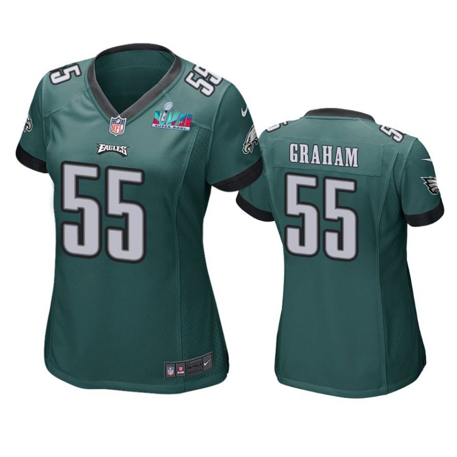 women eagles brandon graham green super bowl lvii game jersey