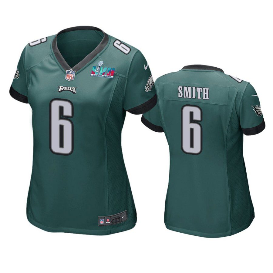 women eagles devonta smith green super bowl lvii game jersey