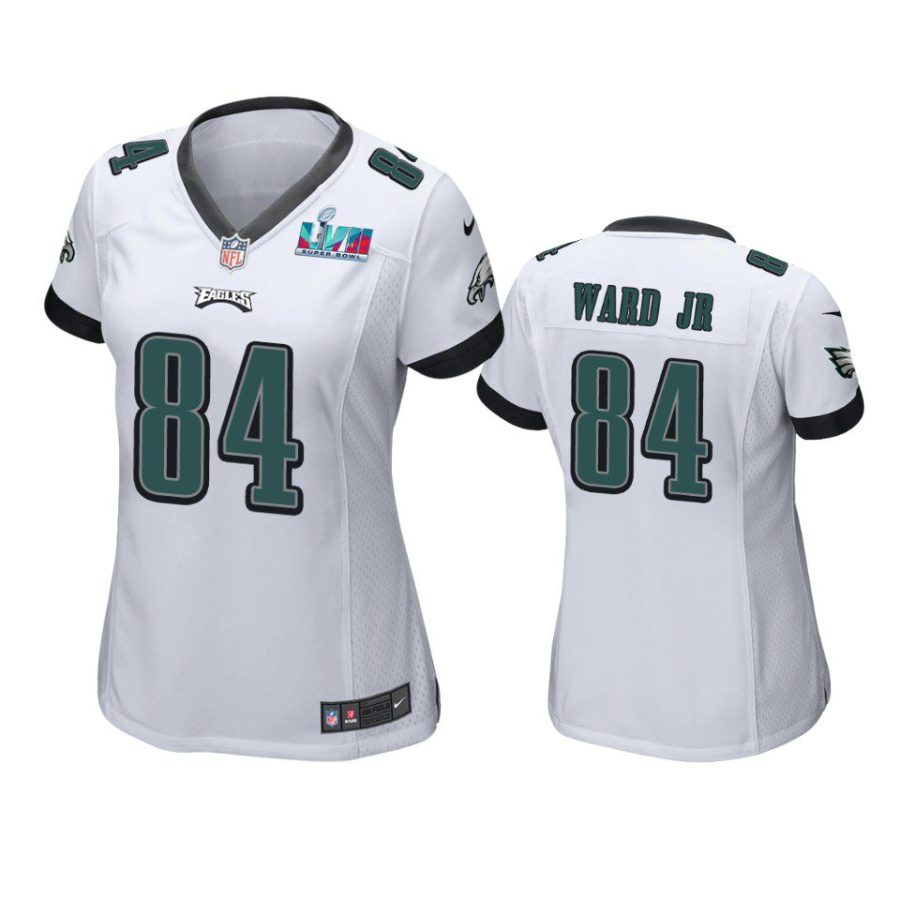 women eagles greg ward jr. white super bowl lvii game jersey