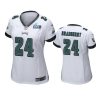 women eagles james bradberry white super bowl lvii game jersey