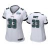 women eagles josiah scott white super bowl lvii game jersey