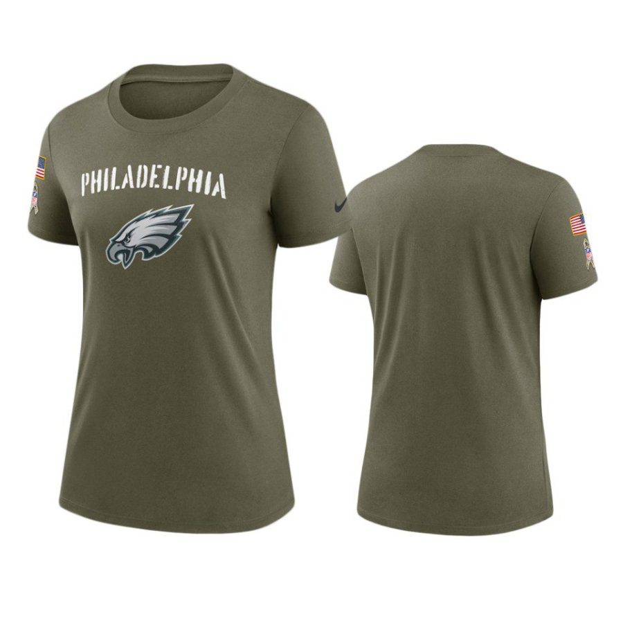 women eagles olive 2022 salute to service legend t shirt