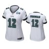 women eagles randall cunningham white super bowl lvii game jersey