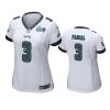 women eagles zach pascal white super bowl lvii game jersey