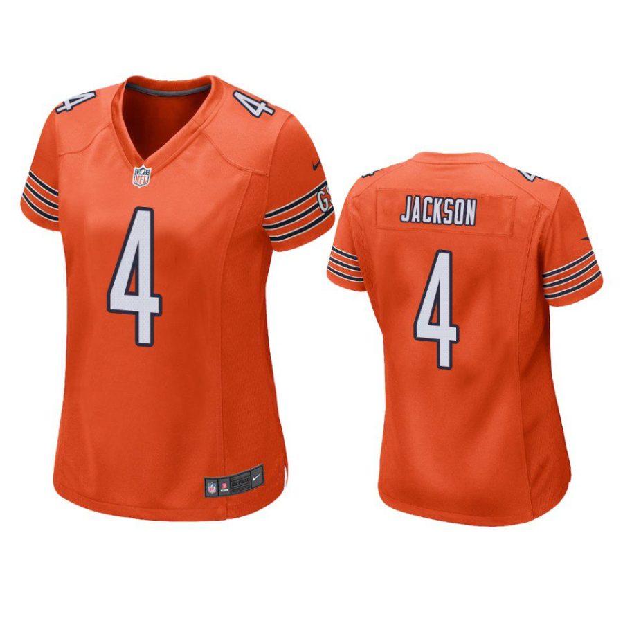 women eddie jackson bears orange game jersey