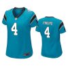 women eddy pineiro panthers game blue jersey