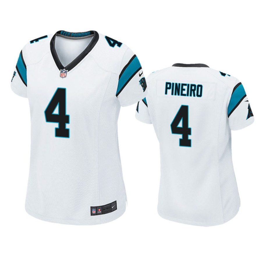 women eddy pineiro panthers game white jersey