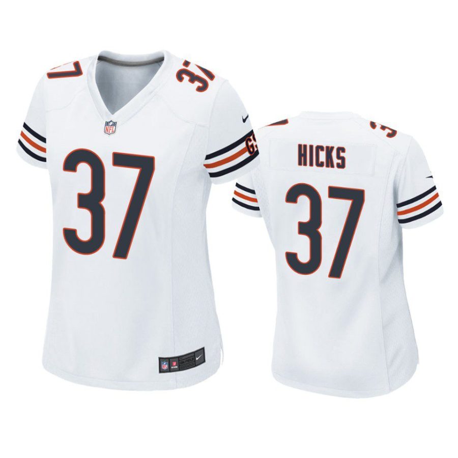 women elijah hicks bears game white jersey