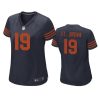 women equanimeous st. brown bears throwback game navy jersey