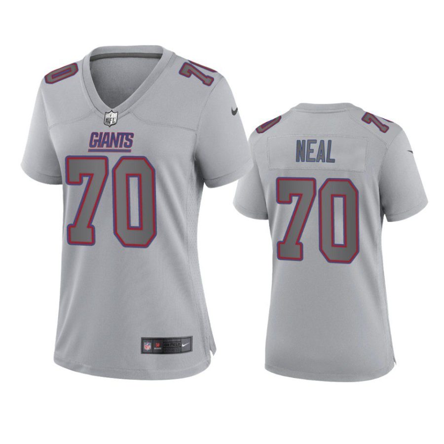 women evan neal giants gray atmosphere fashion game jersey