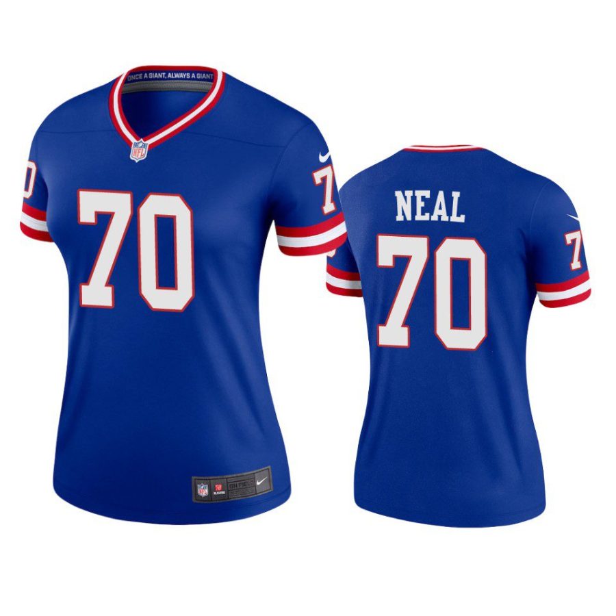 women evan neal giants royal classic legend jersey