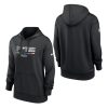 women falcons black 2022 nfl crucial catch therma pullover hoodie