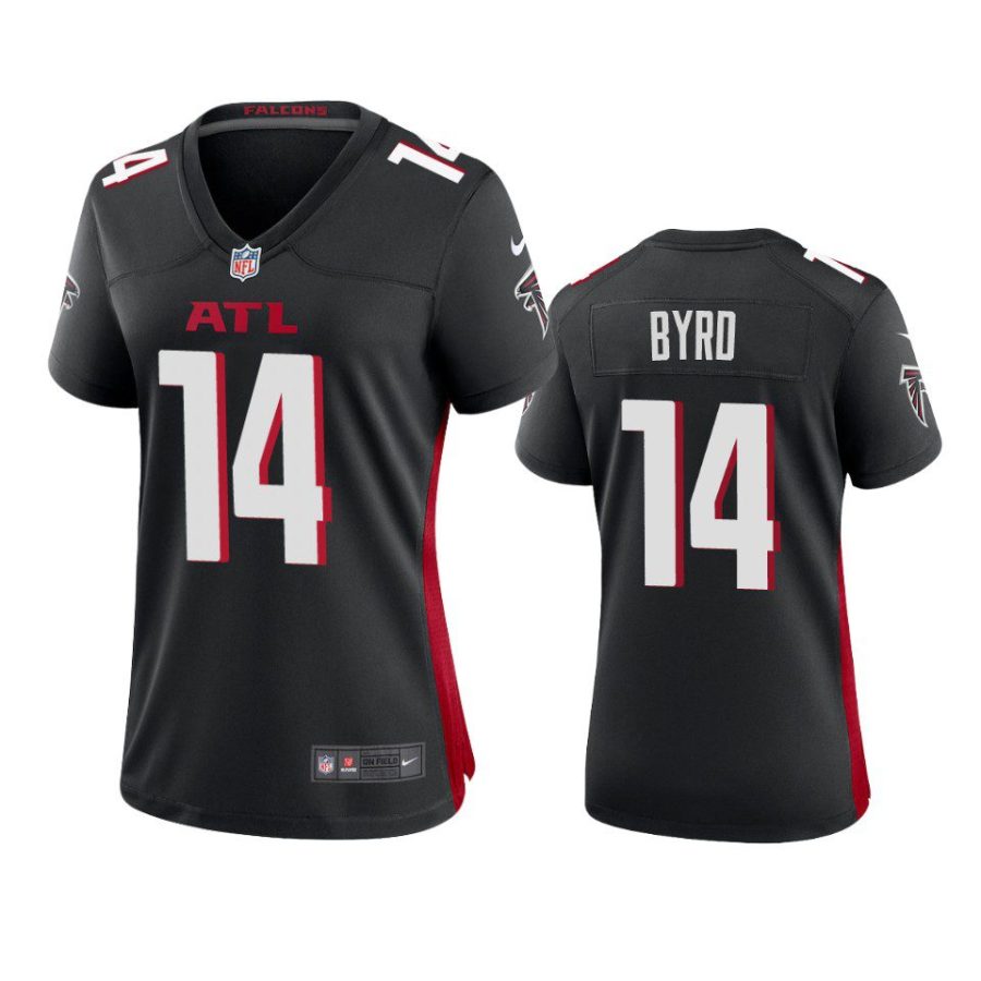 women falcons damiere byrd game black jersey 0a