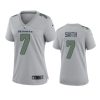 women geno smith seahawks gray atmosphere fashion game jersey