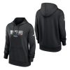 women giants black 2022 nfl crucial catch therma pullover hoodie