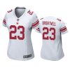 women giants gary brightwell game white jersey