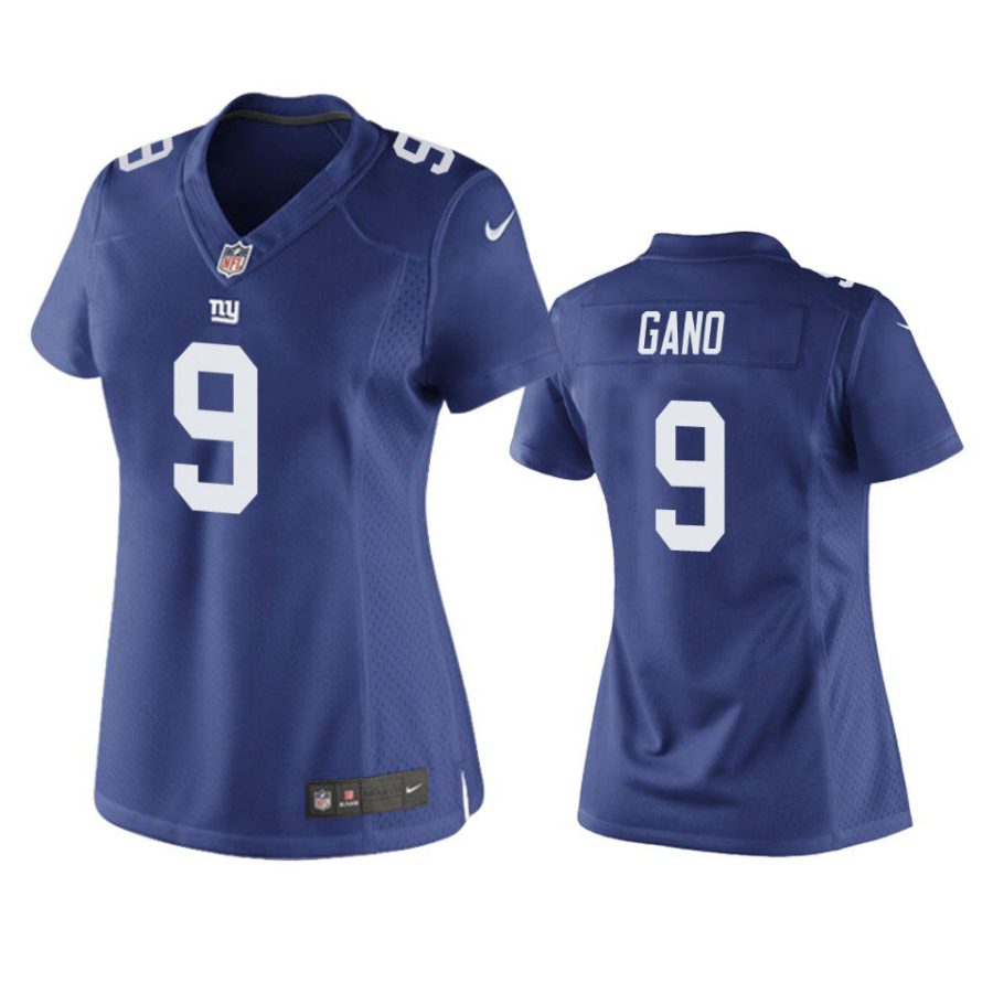 women giants graham gano game royal jersey