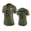 women giants kayvon thibodeaux olive limited 2022 salute to service jersey