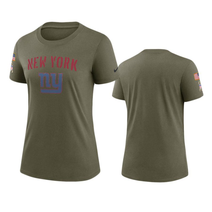 women giants olive 2022 salute to service legend t shirt