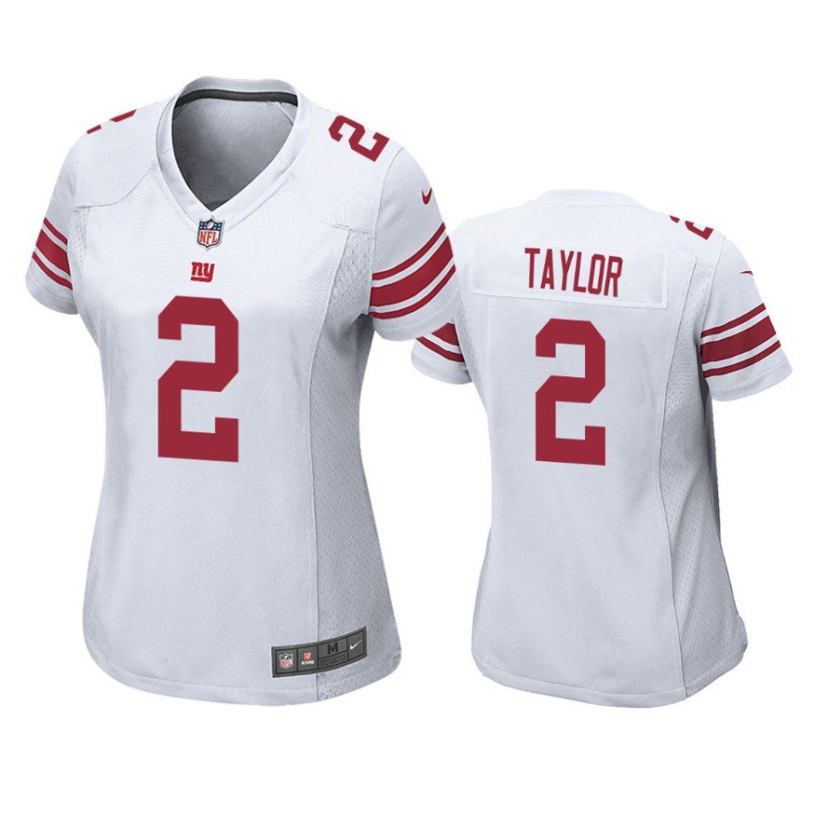 women giants tyrod taylor game white jersey