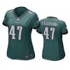 women grant calcaterra eagles game green jersey