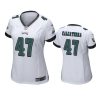 women grant calcaterra eagles game white jersey