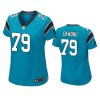 women ikem ekwonu panthers game blue jersey