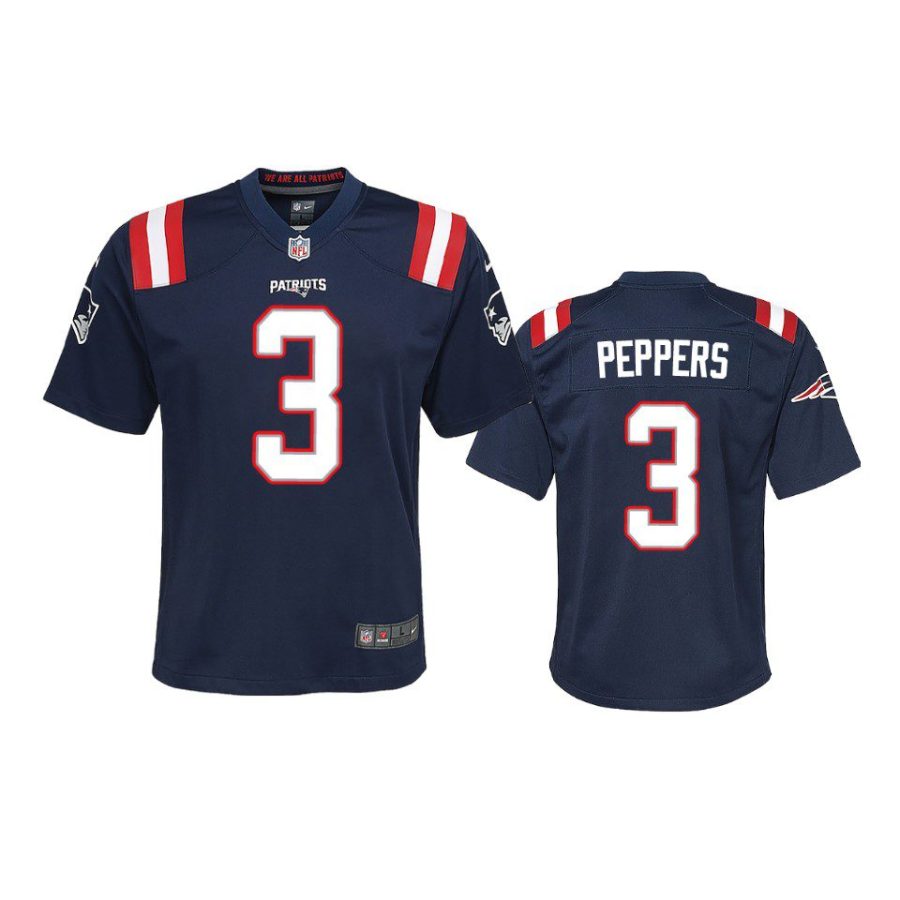 women jabrill peppers patriots game navy jersey 0a