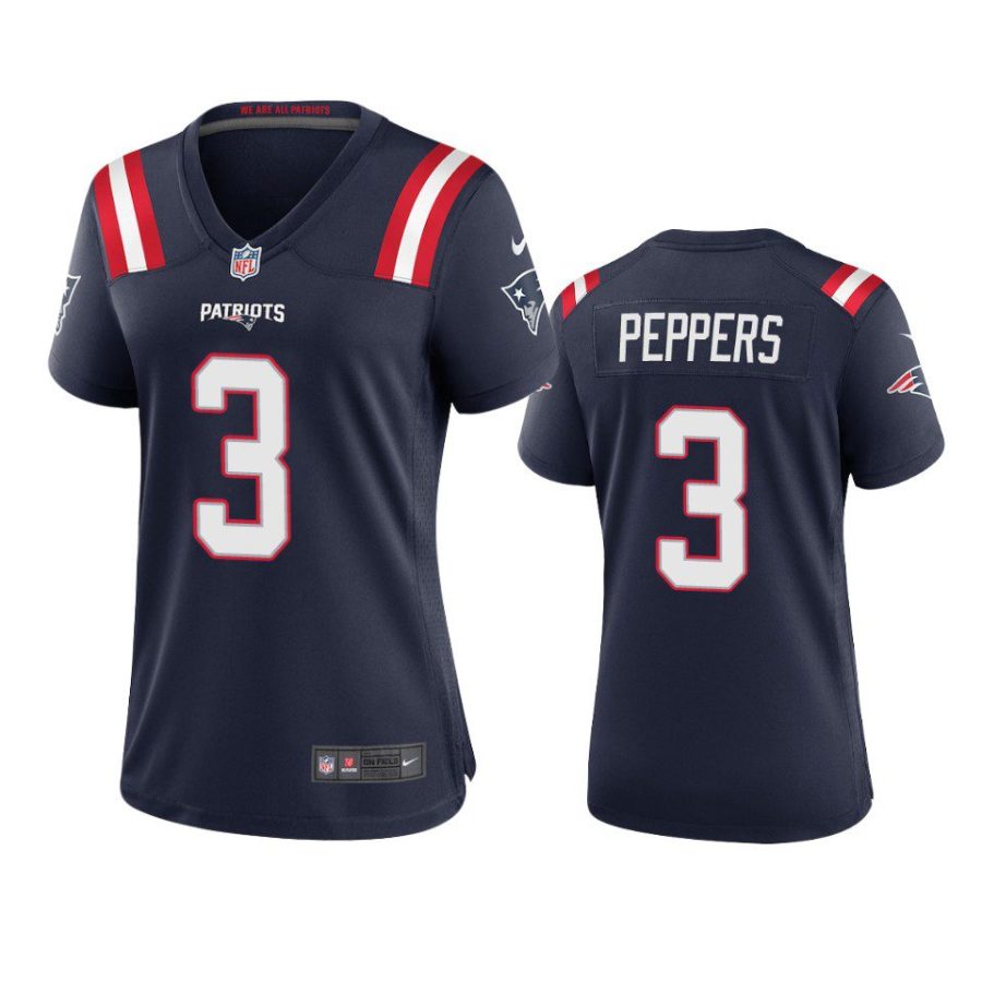 women jabrill peppers patriots game navy jersey