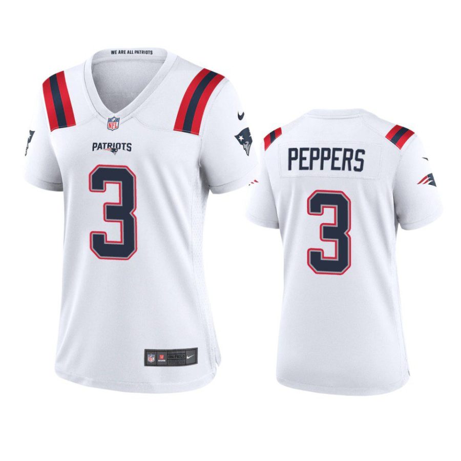 women jabrill peppers patriots game white jersey