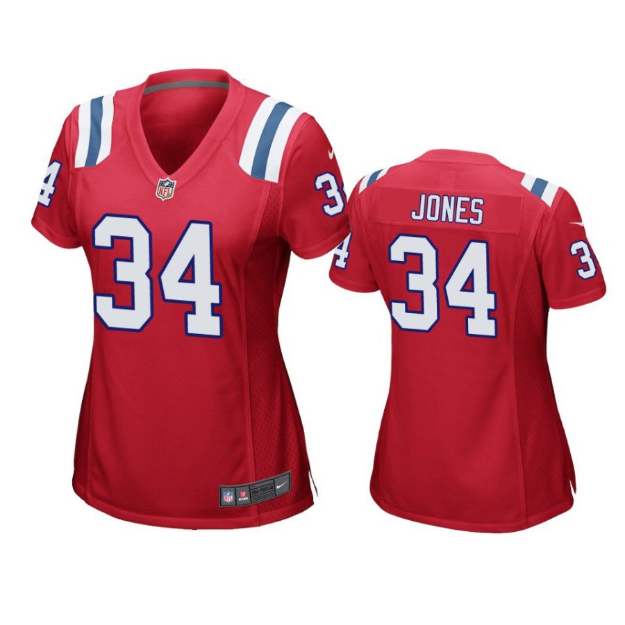 women jack jones patriots game red jersey